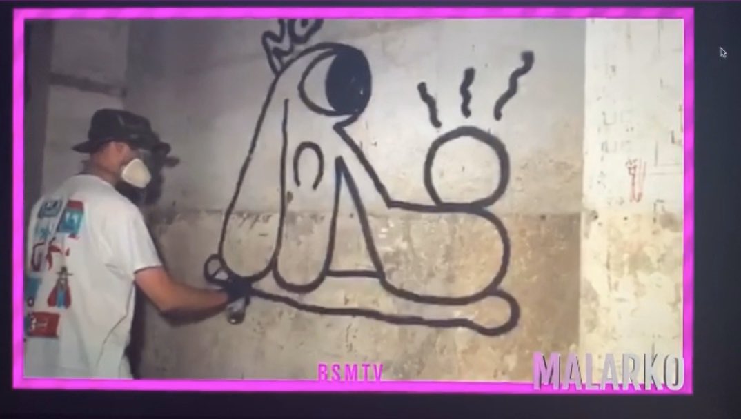 StreetArtAtlas's tweet photo. More dodgy screen shots...  @TastyMalark bringing raw flavour to @BSMTSPACE live paint stream

Well done all for an epic 4 hrs of pure paint satisfaction 

#bsmtspace #bsmtv #urbanart #malarko https://t.co/OwTrI8kMCY