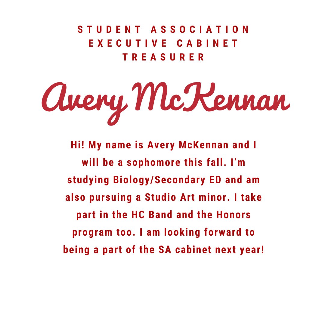 VoteRogersJones's tweet photo. 🐴 Meet Avery McKennan our new Student Association Treasurer! Click here to read a little bit about Avery! https://t.co/fnpKQtJoq5