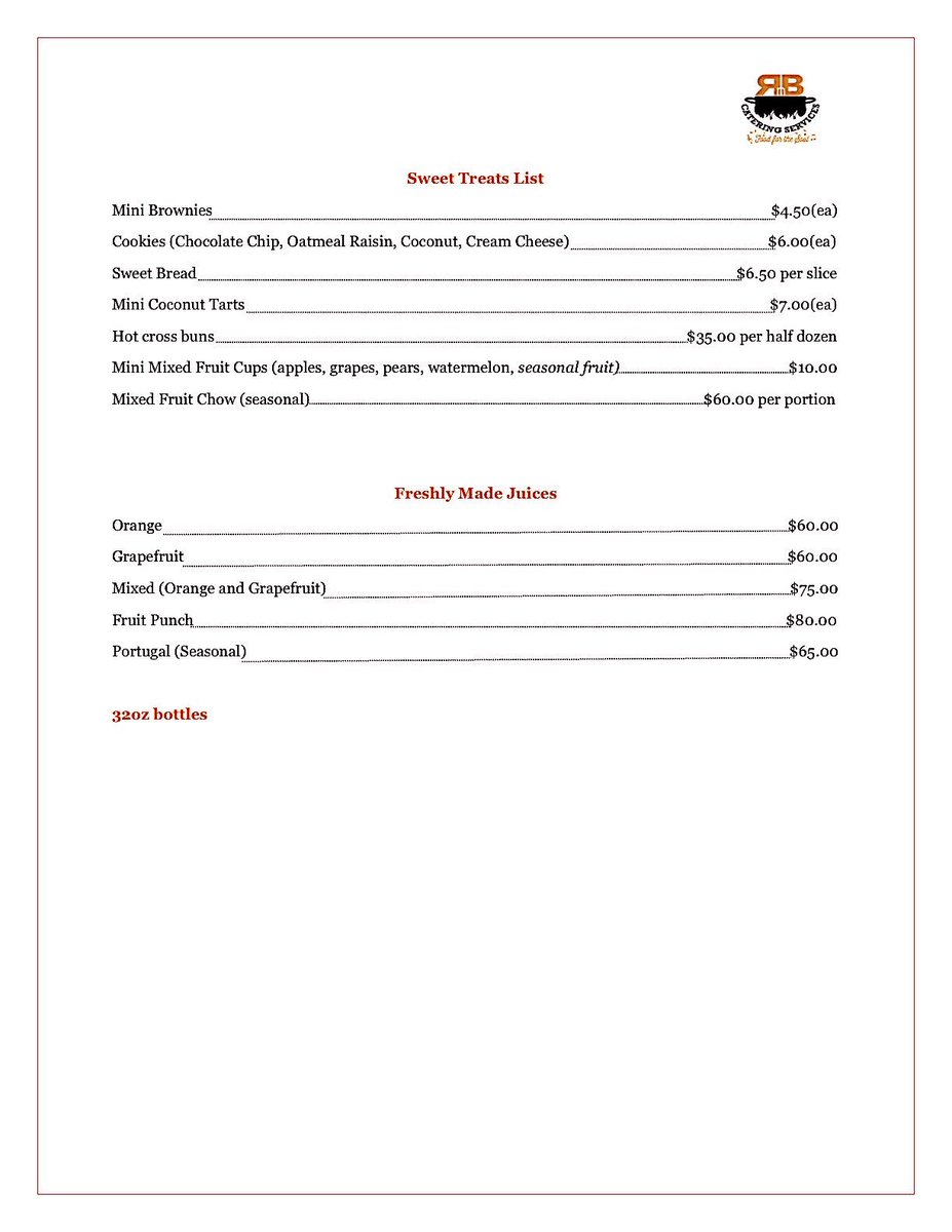 CateringRnb's tweet photo. Allow us to share our Appetizer Menu with you. You can place your order via email to rnbcateringtnt@gmail.com with the following information:
1. Date and time for your order
2. Location for items to be delivered
3. A contact number
#rnbctaring
#appetizers
#foodforthesoul https://t.co/NEsjuhp6ob