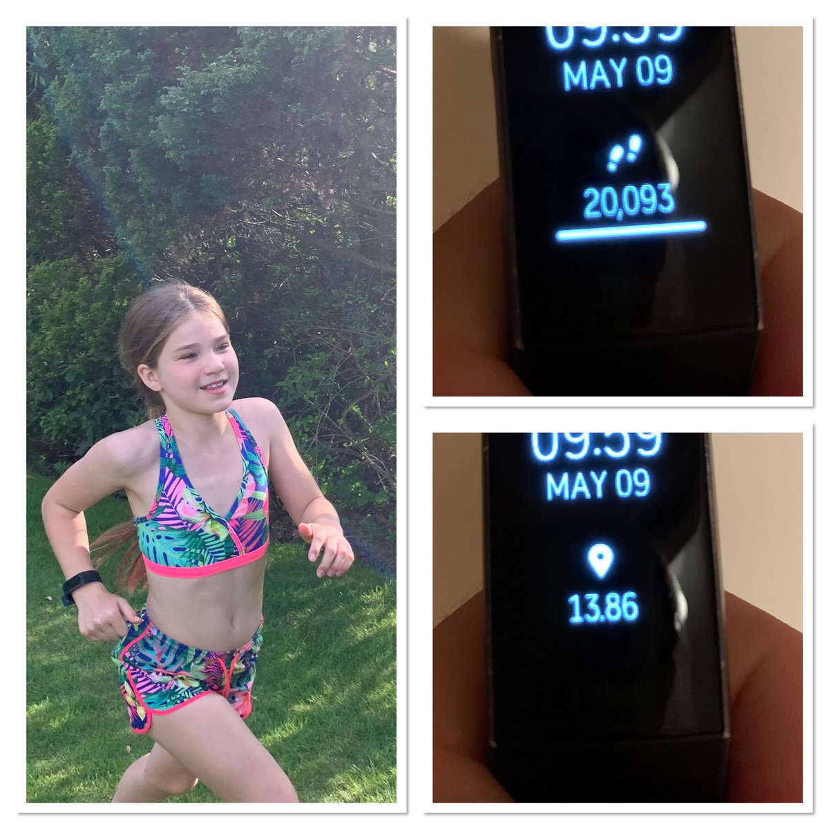 Fphillips_80's tweet photo. @CHSJuniorSport @chsinfantjunior Megan raised her game today for @CHSJuniorSport over 20,000 steps around the garden, giving her a distance of 13.86km. One more day to go ๐๐ผโโ๏ธ๐๐ป #CHSactive #CHSuccess https://t.co/0Ds4nhViDR