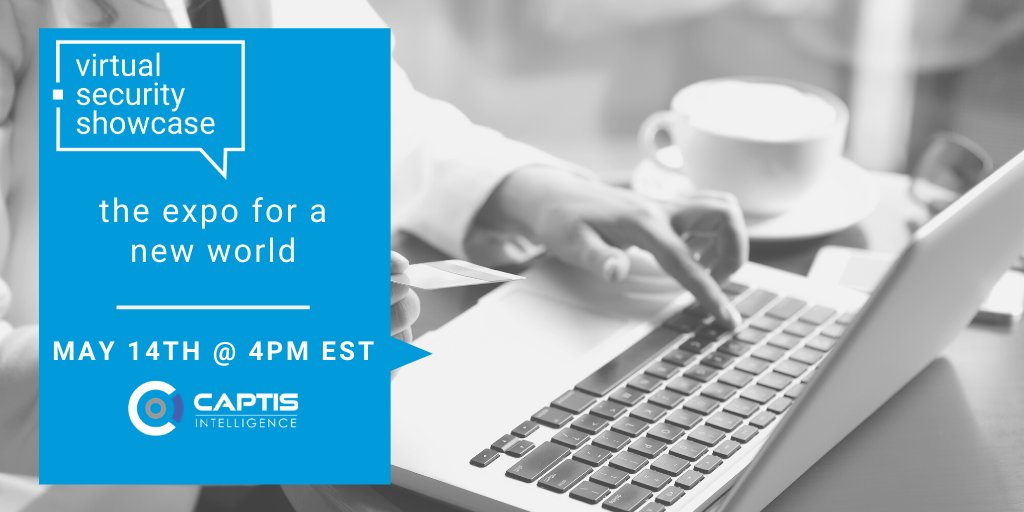 Captisintel's tweet photo. What's new in security? Join the #VirtualSecurityShowcase to find out -- its FREE! Click to learn more and to register for a session on our suspect identification system on May 14 at 4PM EST. #VirtualShowcase #SecurityShowcase #VSS2020

https://t.co/ol13ahWtIR https://t.co/1DfGGiZboC