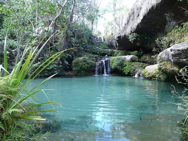 Côté tourisme à Isalo, il faut voir : la piscine naturelle, la fenêtre de l'Isalo (sympa le rocher surtout au coucher de soleil), la reine de l'Isalo (on est fasciné par la pierre dans le coin) et le canion des makis.