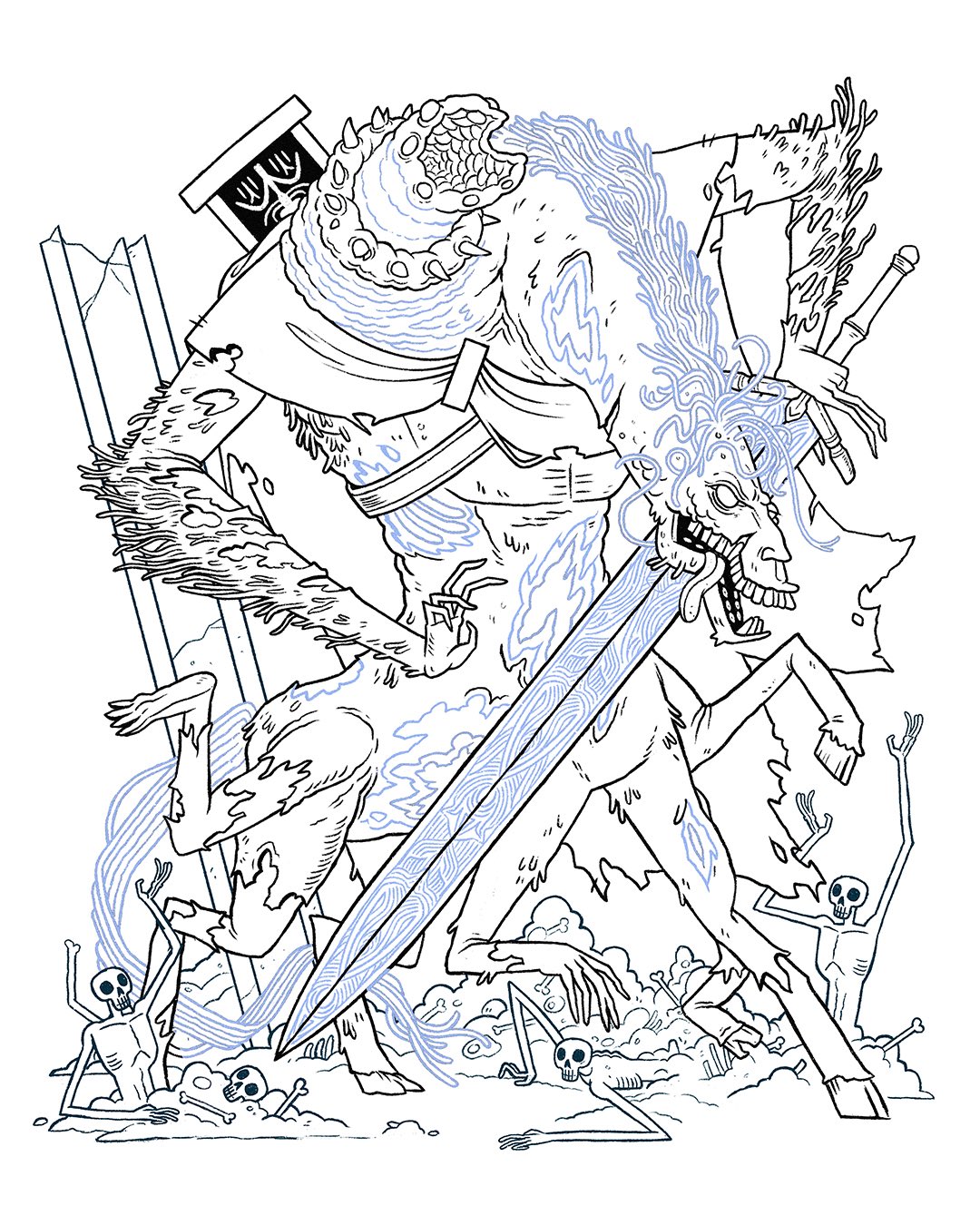 HAZ on X: “Line art and scribbles ✏️ #Bloodborne #Illustration