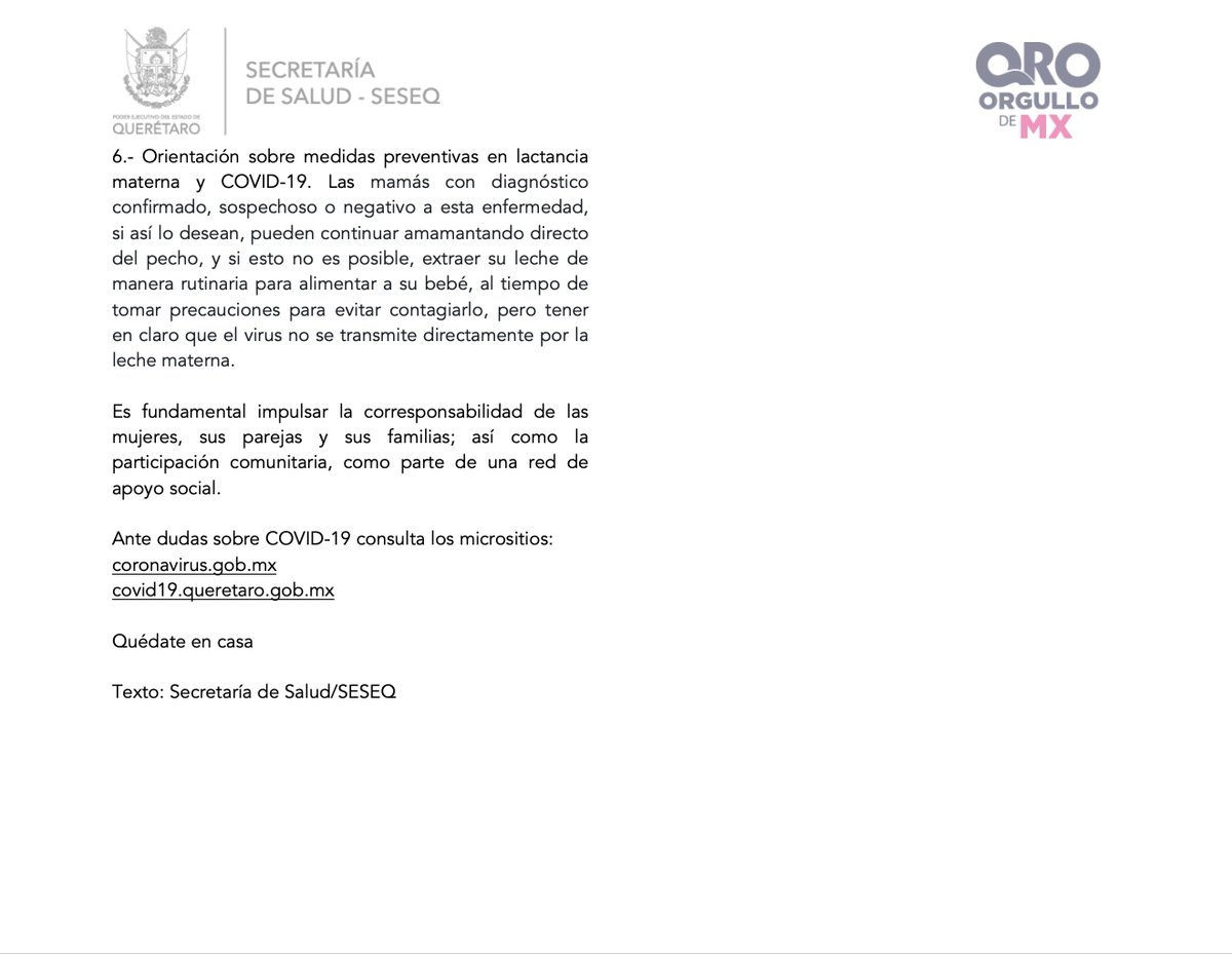 9 de mayo, Día Nacional de la Salud Materna y Perinatal. #PorUnaMaternidadSana Juntos contra COVID-19 en usuarias obstétricas.