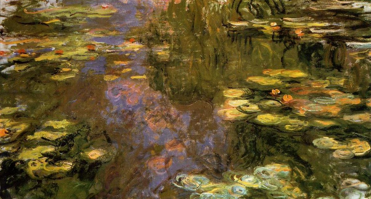 Water Lily Pond, 1919 #claudemonet #monet