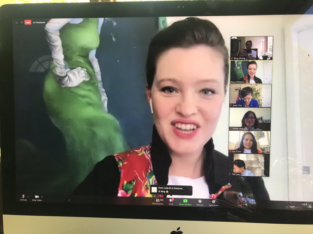 Goodflies's tweet photo. Today we gathered in Zoom to kick off a month-long #FoodOfLove drive to share delicious #ChineseFood with our frontline professionals and families in need. Love conquers hate. 50 states, 100 cities and #OneNationUnited @AndrewYang @iheartbeijing @HaipeiS @lilyjianchen https://t.co/aknakUeT77