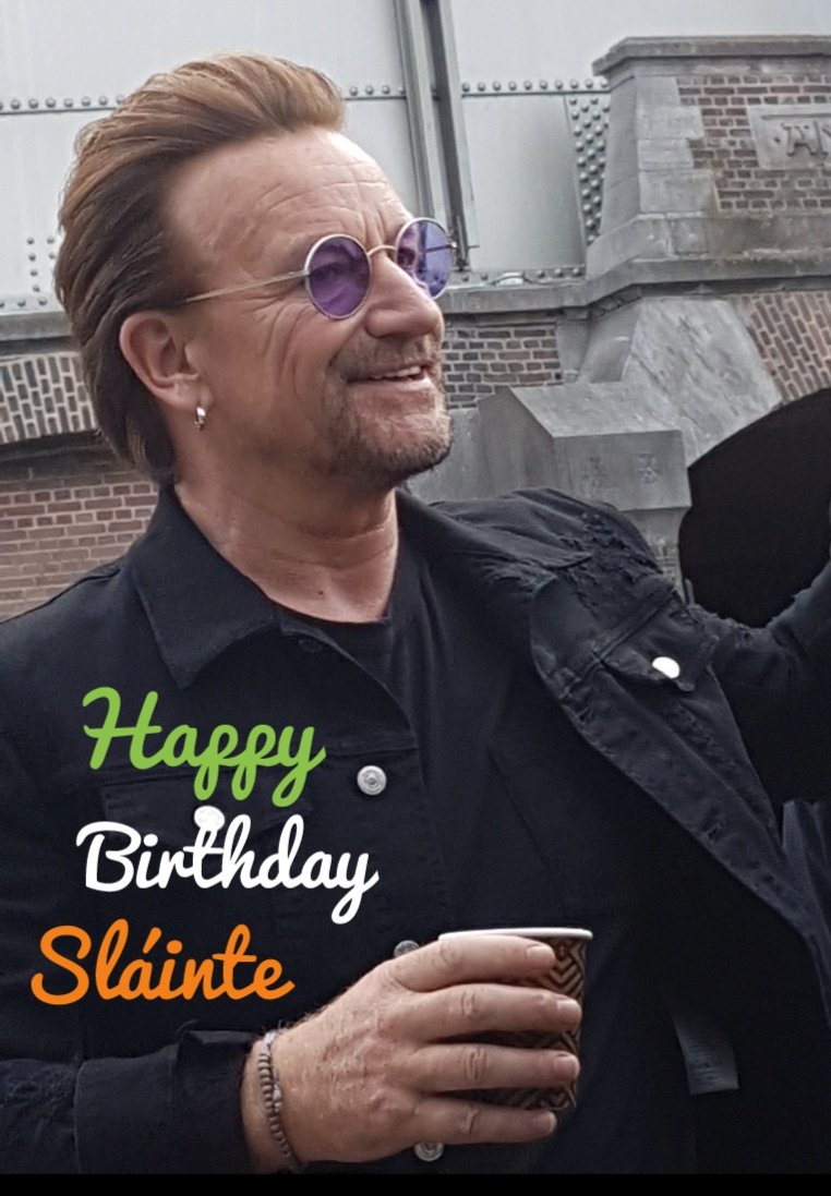 frederique74u2's tweet photo. Happy Birthday Fucking Bono @U2 #bonosglobalbirthdaybash https://t.co/qWxSDQmYFm