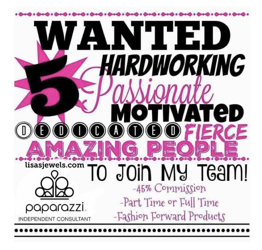 Who is it? Who is ready to make money???
Let’s get you signed up right now.. send me a message and let’s talk. #paparazziaccessories #joinmyteam #makemoney #makemoneyonline #WorkFromHome