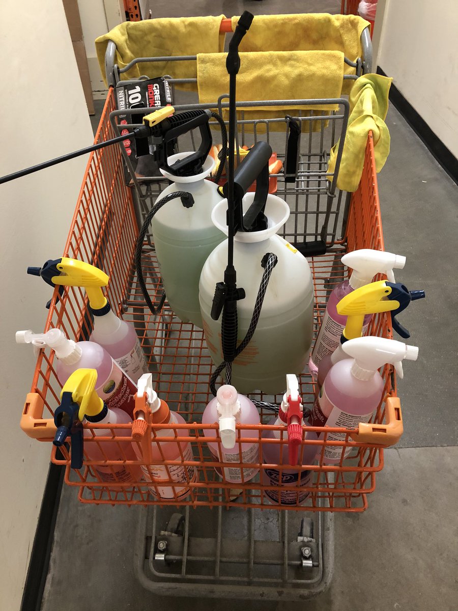 DSSpickad's tweet photo. War wagon 2.0 restocked and ready for another day #TogetherApart #TogetherKy #Quaranclean https://t.co/nu5vfLeigZ
