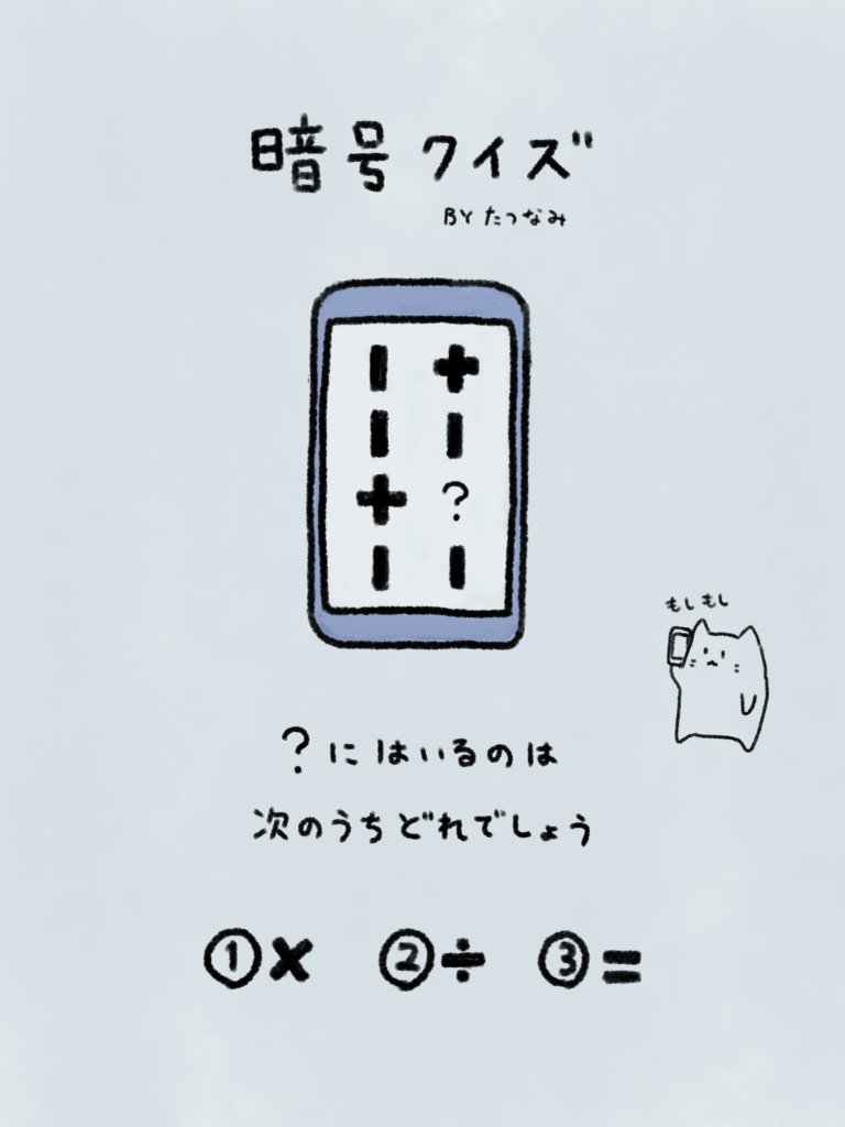 たつなみ 暗号クイズを作りました 毎週パズル T Co Dmjavejxks Twitter