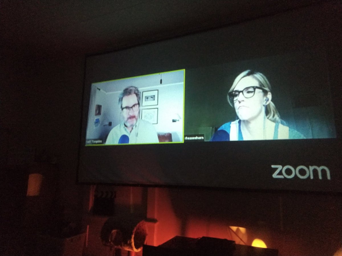 PreRecLive's tweet photo. Watched #HateMailLive in our home theater. What a great show by @BillCorbett! @PFTompkins and @rheaseehorn had us rolling! https://t.co/QbT50opiJV