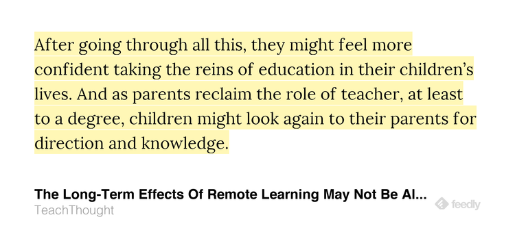 The Long-Term Effects Of Remote Learning May Not Be All Bad buff.ly/3bg5Tlq #distancelearning2020  #distancelearning #Homeschooling2020