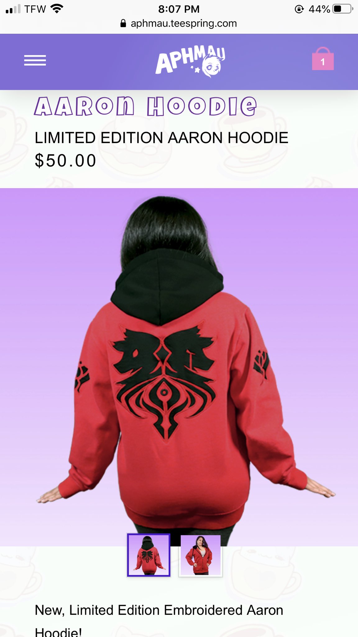 Aaron lycan sales hoodie teespring