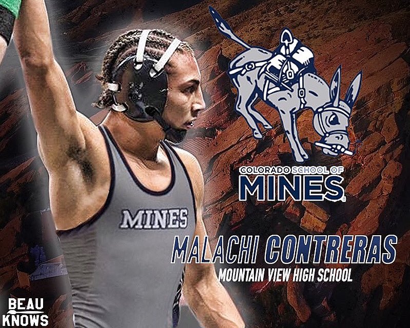 contreras23_say's tweet photo. Super proud of my son Malachi as he will continue his academics and athletic career at the Colorado School of Mines!! Super proud of you both on the mat and in the classroom!! We love you tons sonπ€ππ€
@RHpreps
#cmu #orediggers #studentathlete #makingthegrades #proudfather https://t.co/uzQxG0kMUH