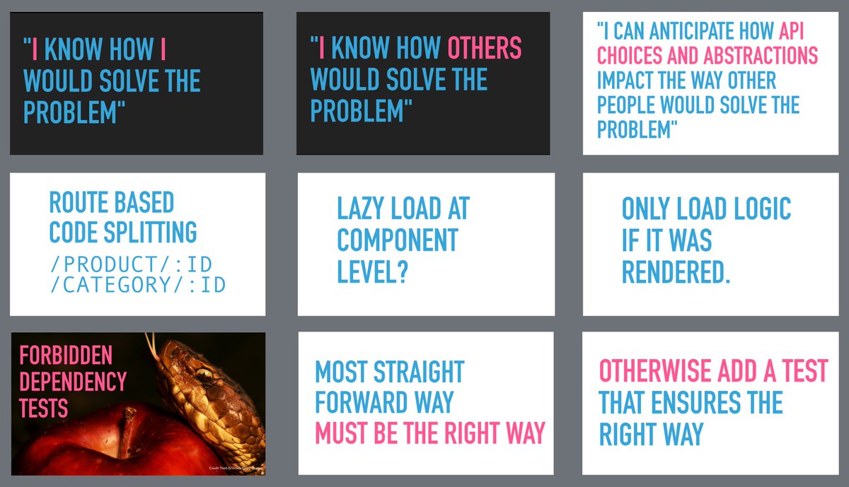 Designing very large (JavaScript) applications bit.ly/very-large-js by <a href="/cramforce/">Malte Ubl</a> continues to be a highly recommended read for both junior &amp; senior engineers.