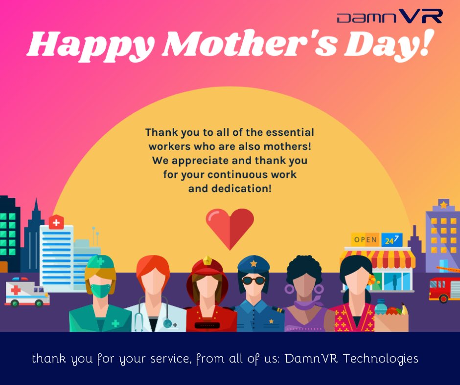 DamnVR_Tech's tweet photo. Happy Mother’s Day to all moms. Specially to the one who are helping the world to fight against this pandemic. #mothersday #frontlinemom #frontlineheroes #frontlinewarriors #mom #mother #momlife #motherday2020 #motherlove https://t.co/hle5h7OPGM