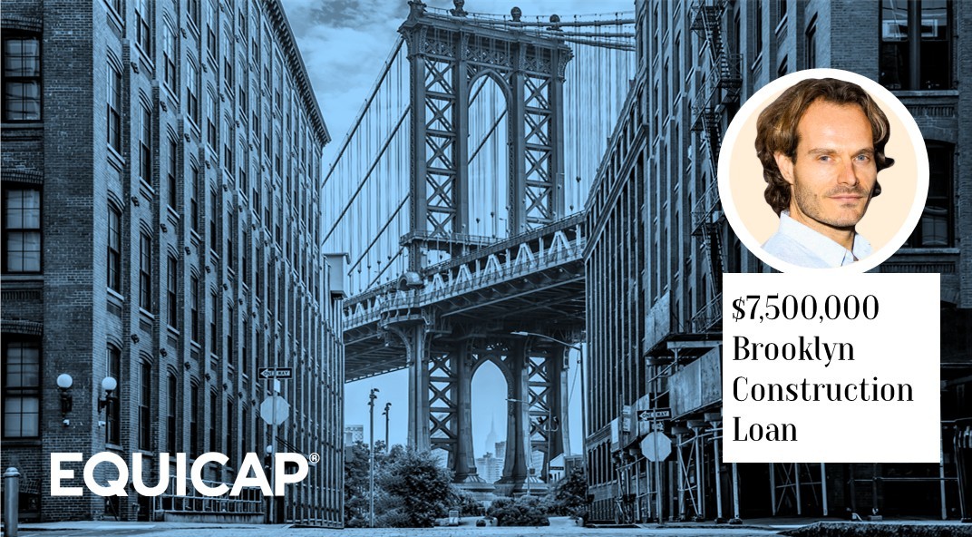 #Equicap arranges a $7.5 million #ConstructionLoan for a #Multifamily development in Brooklyn. #Financing was provided by a NY based #CommunityBank @ #LIBOR+325. #TradedNY