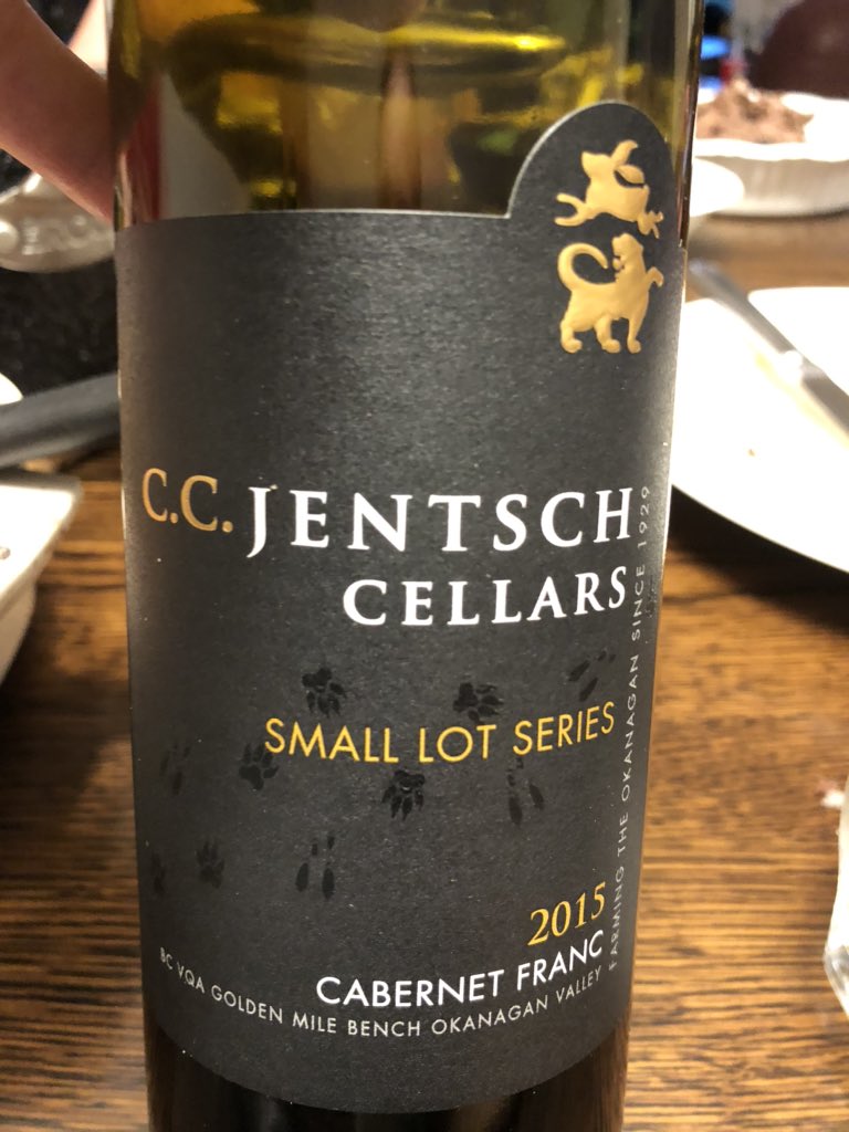Great pairing for our early Mother’s Day supper for <a href="/LisaSeedlings/">Lisa Smith</a>.  Very enjoyable wine <a href="/CCJentschCellar/">C.C. Jentsch Cellars</a>, our compliments!