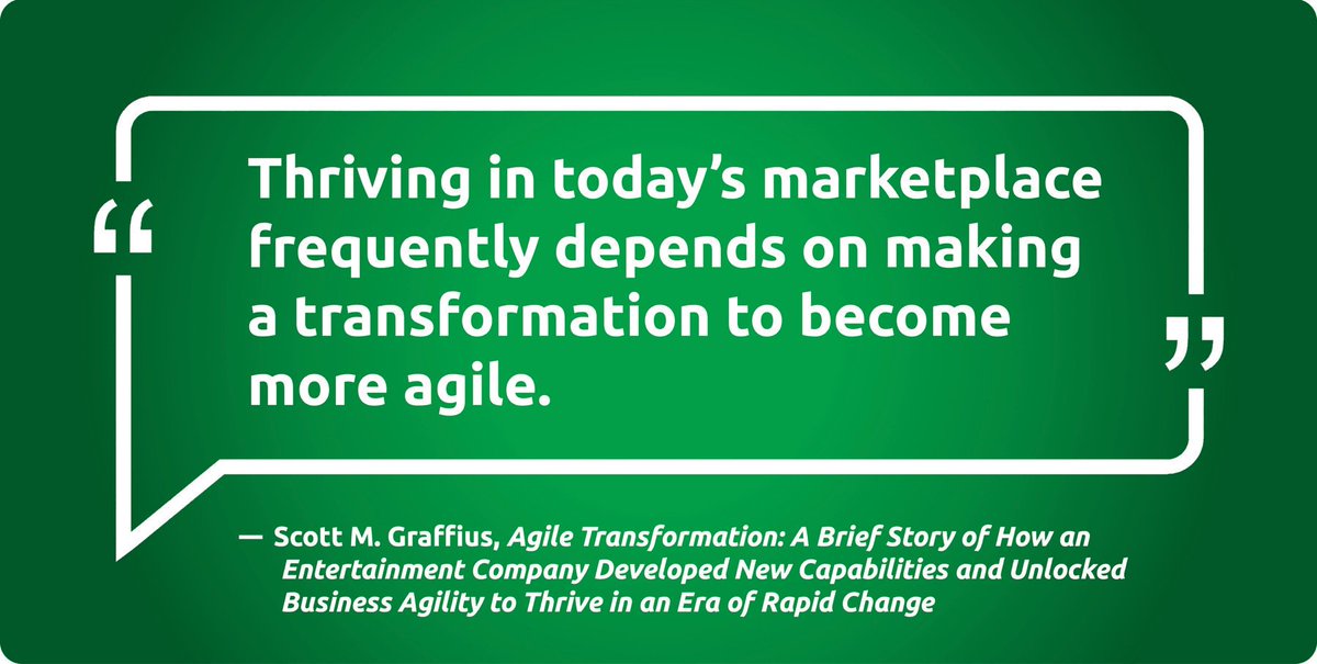 Agile Transformation — the Book, News, Tips, More tweet media