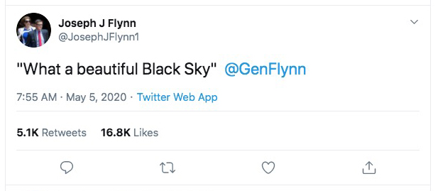 ThreadAllrighty.We begin with a tweet from  @GenFlynn's brother  @JosephJFlynn1 to the general.Obviously the brothers Flynn don't mind if we speculate.I make no conclusions here.