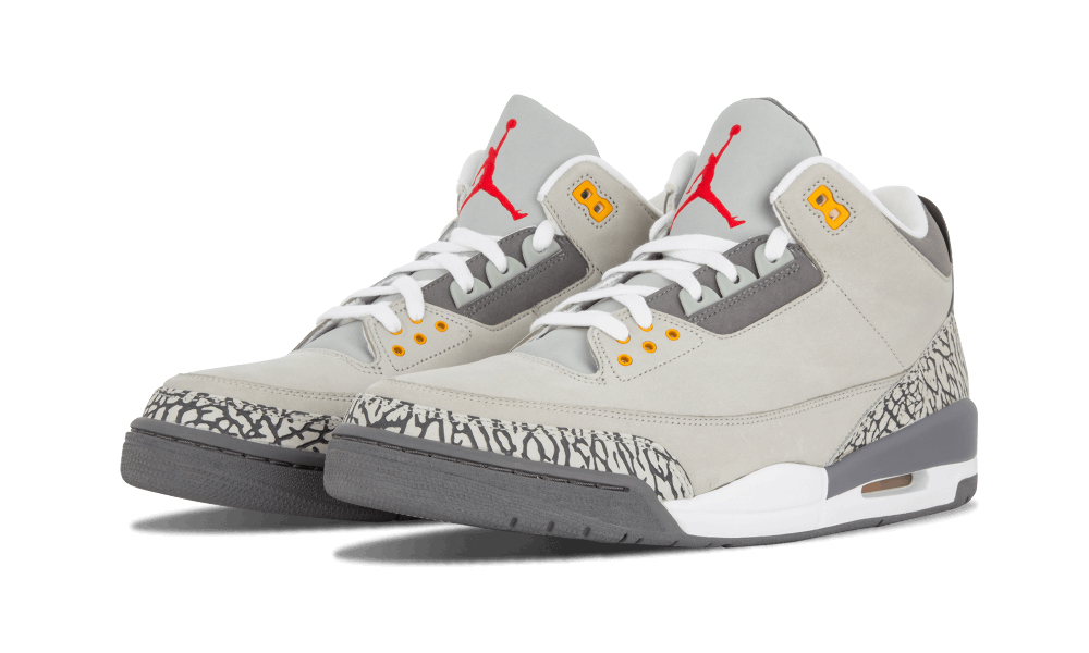 gray jordan 3s