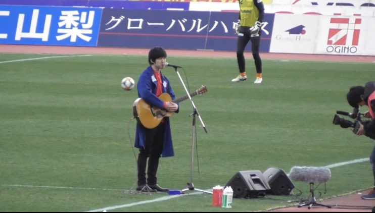 sora_3199's tweet photo. ヴァンフォーレ甲府　
2019年シーズンをホーム開幕戦から思い起こしてるなど 
＃vfk ＃山梨中銀スタジアム https://t.co/D4QfBL5XJU