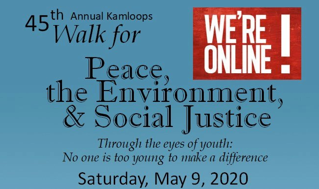 PBIcanada's tweet photo. Thank you to the Council of Canadians Kamloops chapter for hosting the 45th annual Walk for Peace, the Environment & Social Justice - online! PBI-Canada was honoured to participate in it! For more on today's virtual peace walk, https://t.co/2zgOBuhVUg #MakingSpaceForPeace https://t.co/7YLNy4P3ii