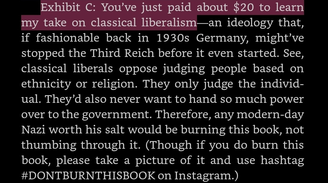 I mean I bought this because I was high and to make this giant thread I guess. Your take on Classical liberal was a "bonus".