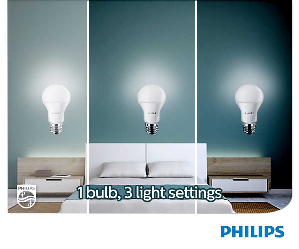 Signify USA on Twitter: "With Philips SceneSwitch it's so easy to change a room's ambiance. 1 bulb, light settings. No dimmer needed! https://t.co/4exhUyTGzN https://t.co/HjJlLpgPXT" / Twitter