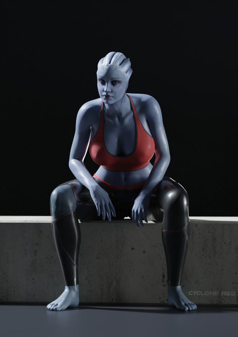 Liara after workout :3  HQ version available on my patreon https://t.co/WgTCfGt5R7  Great model by @Rigid3d