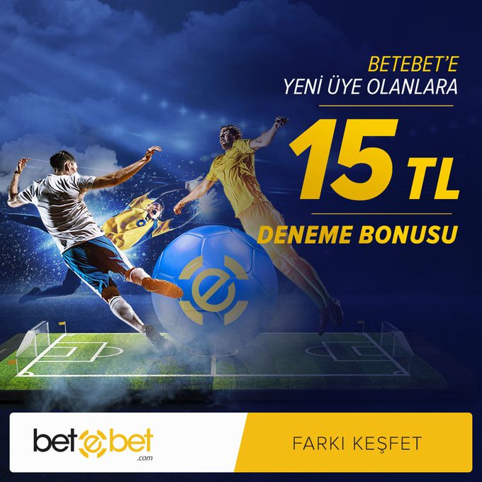 ESiteler's tweet photo. BETEBET'TE Herkese 15 TL Bonus! 
hemen kazanmaya başla ---->

https://t.co/1zGrYw8F0C            

#Bahis #Betebet Deneme Bonusu #freebet #15TL Betebet

#AnnelerGünü #survivor2020 #GeceyeBirAnneSözüBırak Evrim Berkan Yasin BarışYaz #cocukULANbuCOCUK #mücbirsebepler Melikşah Bartu https://t.co/jAHxUcE4uR