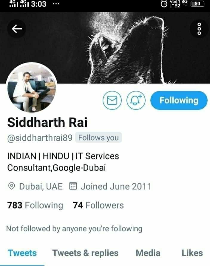 Mohammad_N_Khan's tweet photo. एक और हरामी मिला... ये रहता तो एक मुस्लिम देश में है और इस्लाम और मुसलमानों को गाली(Hate Speech) दे रहा है.... आइये  भाइयों इनकी घर वापसी कर के इनको भी चौकिदार बनाते हैं....
@DubaiPoliceHQ https://t.co/BrDEMc1X1M