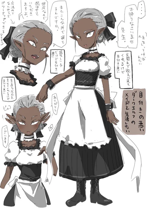 メイドの日だそうで何年か前に描いた僕の夢を
メイドさんっていいよね。

 #メイドの日 