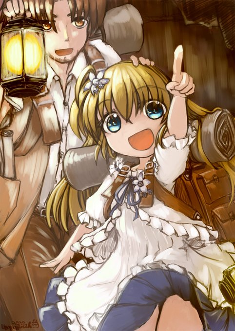 skeb納品したニーナちゃんとジムさん。ナニカミツケタヨウダ...
ニーナちゃん単品もあるよ。 