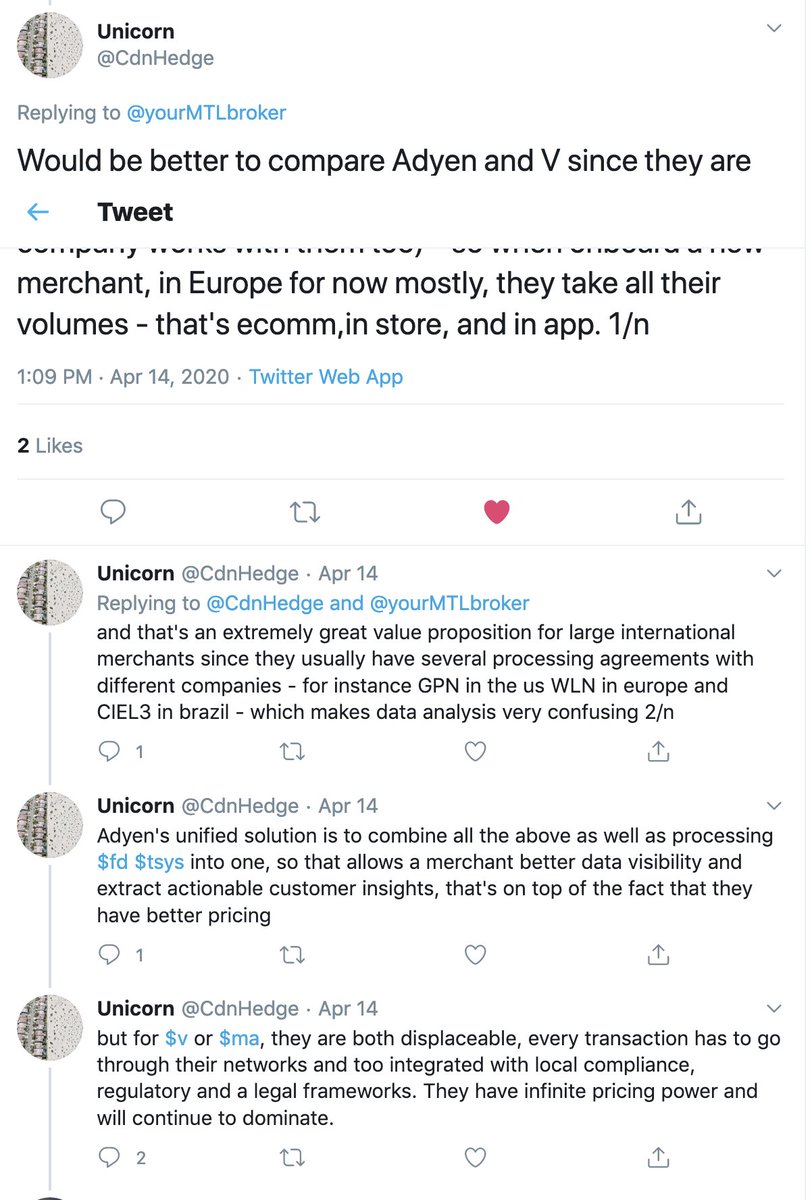 Value prop of Adyen https://twitter.com/CdnHedge/...