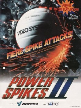 Wolfister_'s tweet photo. #PowerSpikes2 en su versión #Arcade es nuestro juego en #1Juegopordia. Un juegazo de voleibol. El bar que hacía de local de mi club de fútbol lo tenía. Me quedaba embelesado viendo aquello. Grandes recuerdos tengo del juego la verdad. Y de vez en cuando en MAME le sigo dando. 🏐 https://t.co/HplVsv9eeJ