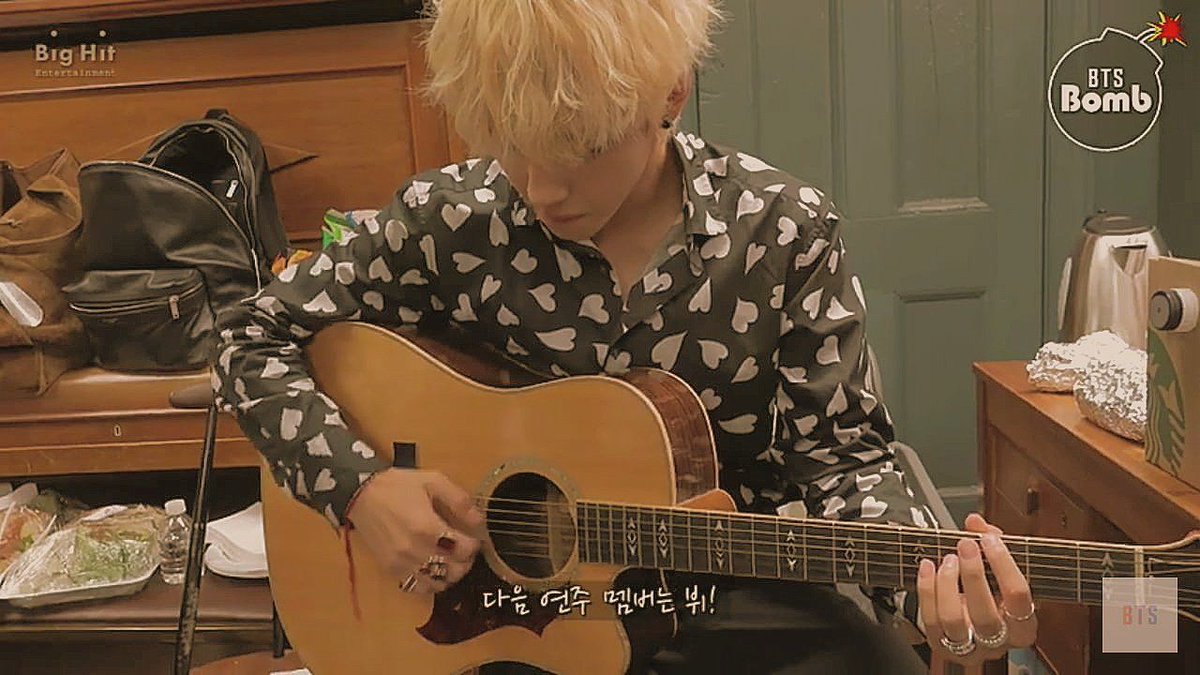 He's gonna play guitar for u