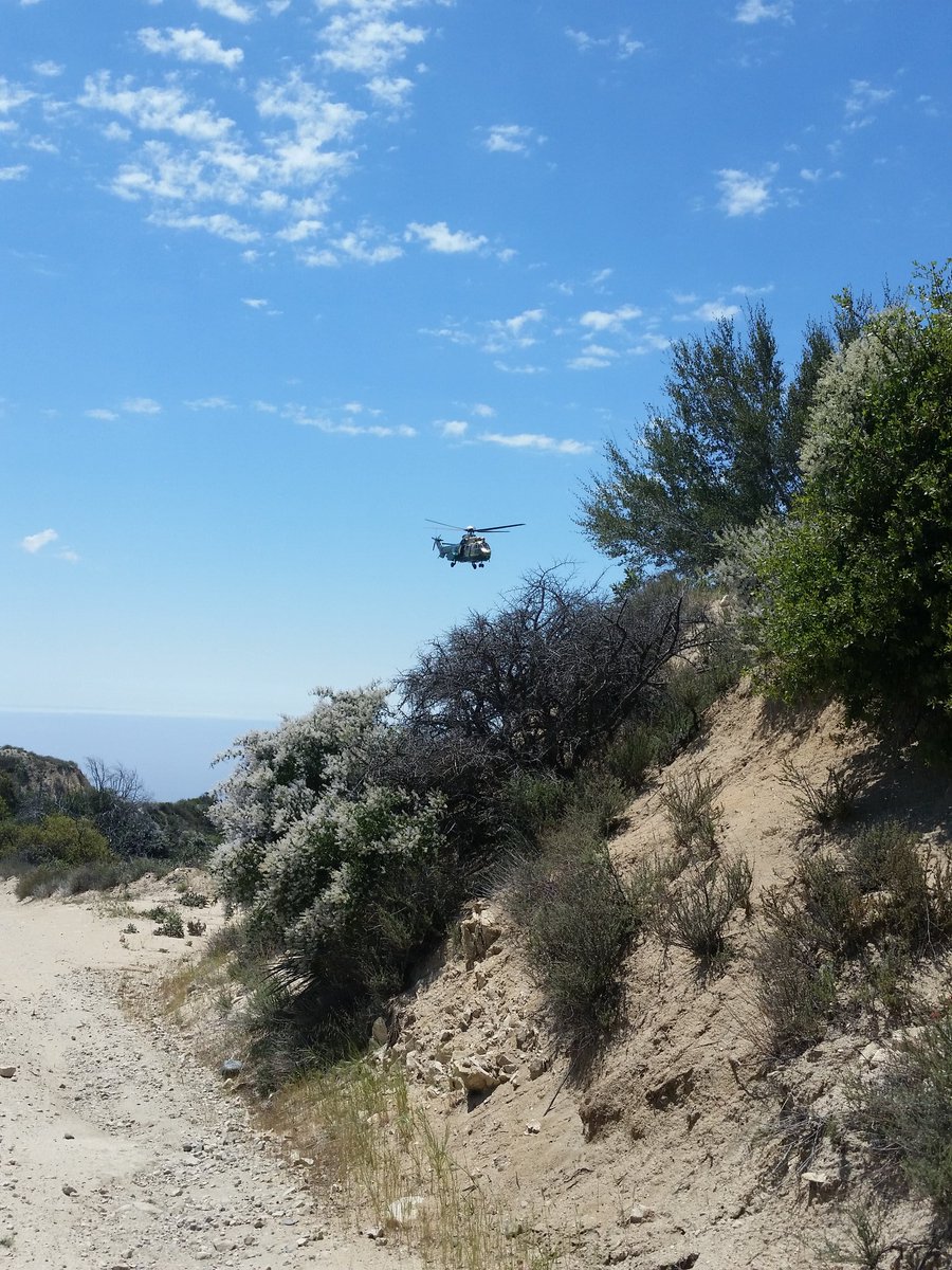 Montrose SAR, <a href="/LACoFDPIO/">L.A. County Fire Department</a> E82 and <a href="/SEBLASD/">SEB</a>  Air Rescue 5 responded to a 72 yr old missing hiker near Grizzly Flats <a href="/Angeles_NF/">Angeles National Forest</a> . We located the hiker and began medical assessment, requesting Air 5 to our location with a paramedic for further evaluation. <a href="/CVLASD/">LASD Crescenta Valley Station</a>  <a href="/LASDHQ/">LA County Sheriffs</a> <a href="/LASDSAR/">LASDSAR</a>