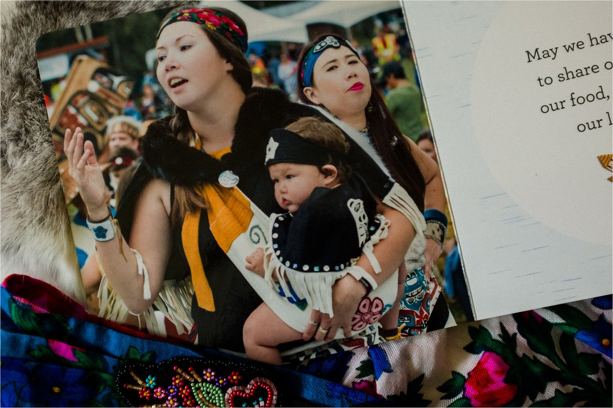 "That my daughter can look in a book and see herself, her relations (near and far) and her beautiful culture is invaluable to us." - Claudine Bull with image by Shayla Snowshoe on May We Have Enough To Share by @richardvancamp // via bit.ly/35MVFYy