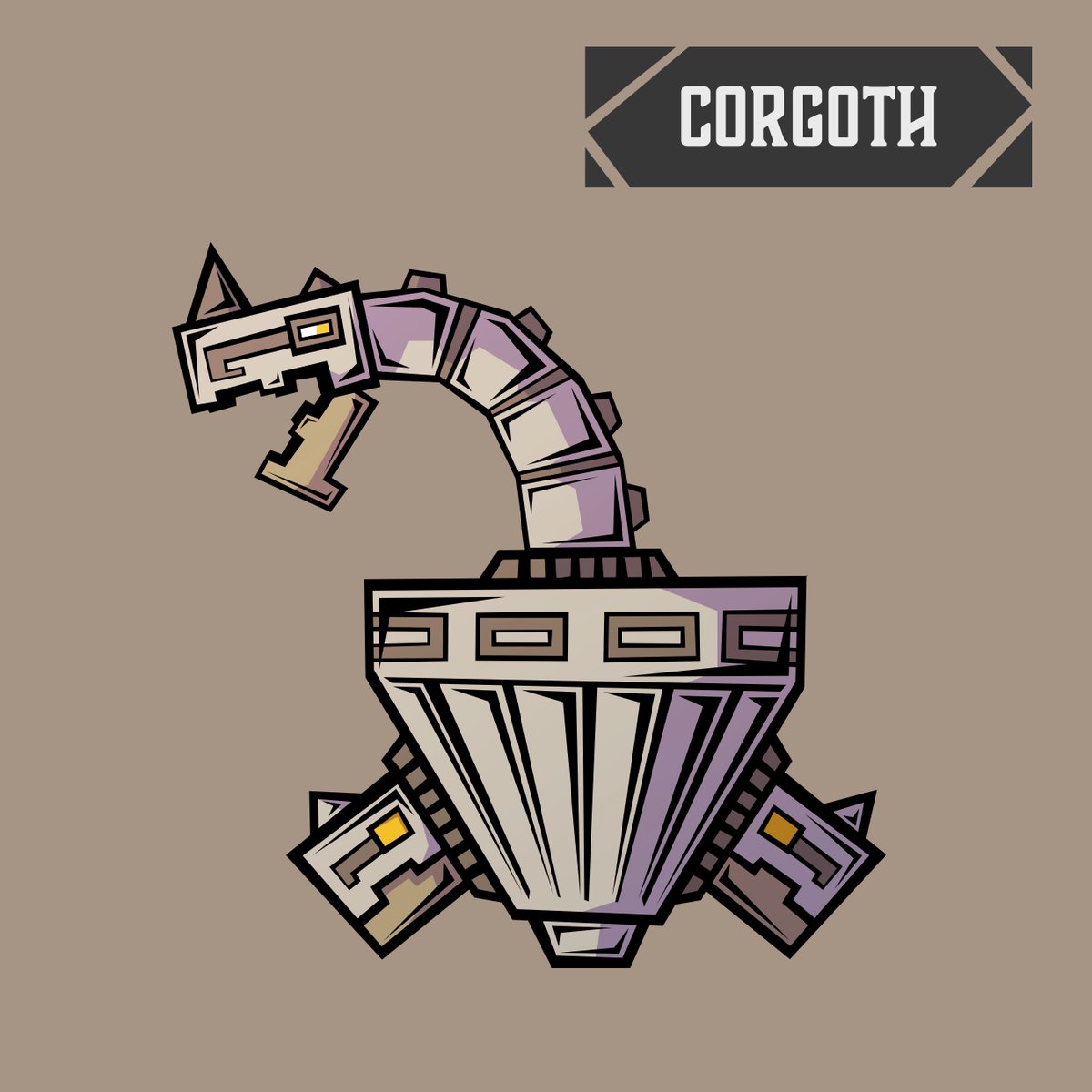 breadman_studio's tweet photo. Corgoth live wherever large quantities of sand can be found. They can store hundreds of pounds of sand within their dense shells and spit them at their enemies with giant forceful blasts from their mouth. #IndieGameDev #MonsterRPG #RPG https://t.co/J3guTNs1Ze