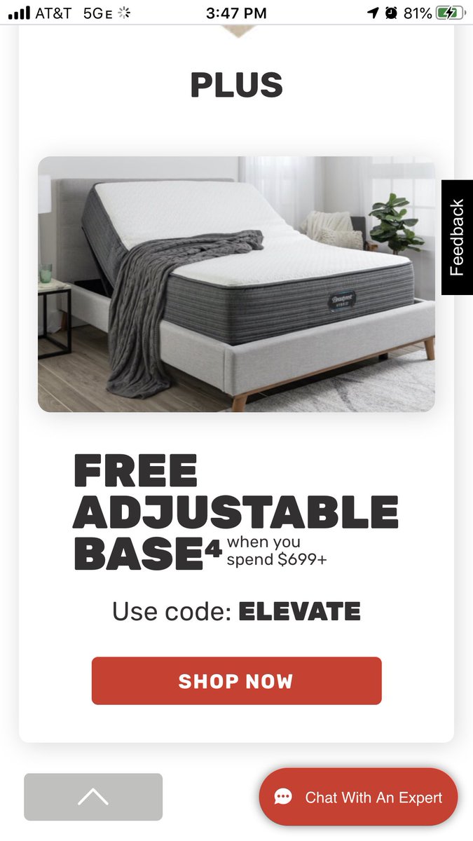 FashionVictoria's tweet photo. @MattressFirm  So angry. Was so excited to shop this sale only to find out that they are not offering this promotion at all. Out of three stores in the city, one is closed and the other is not doing the promotion and says the third store isn’t either. Taking my money elsewhere. https://t.co/Yieq6AkgM7