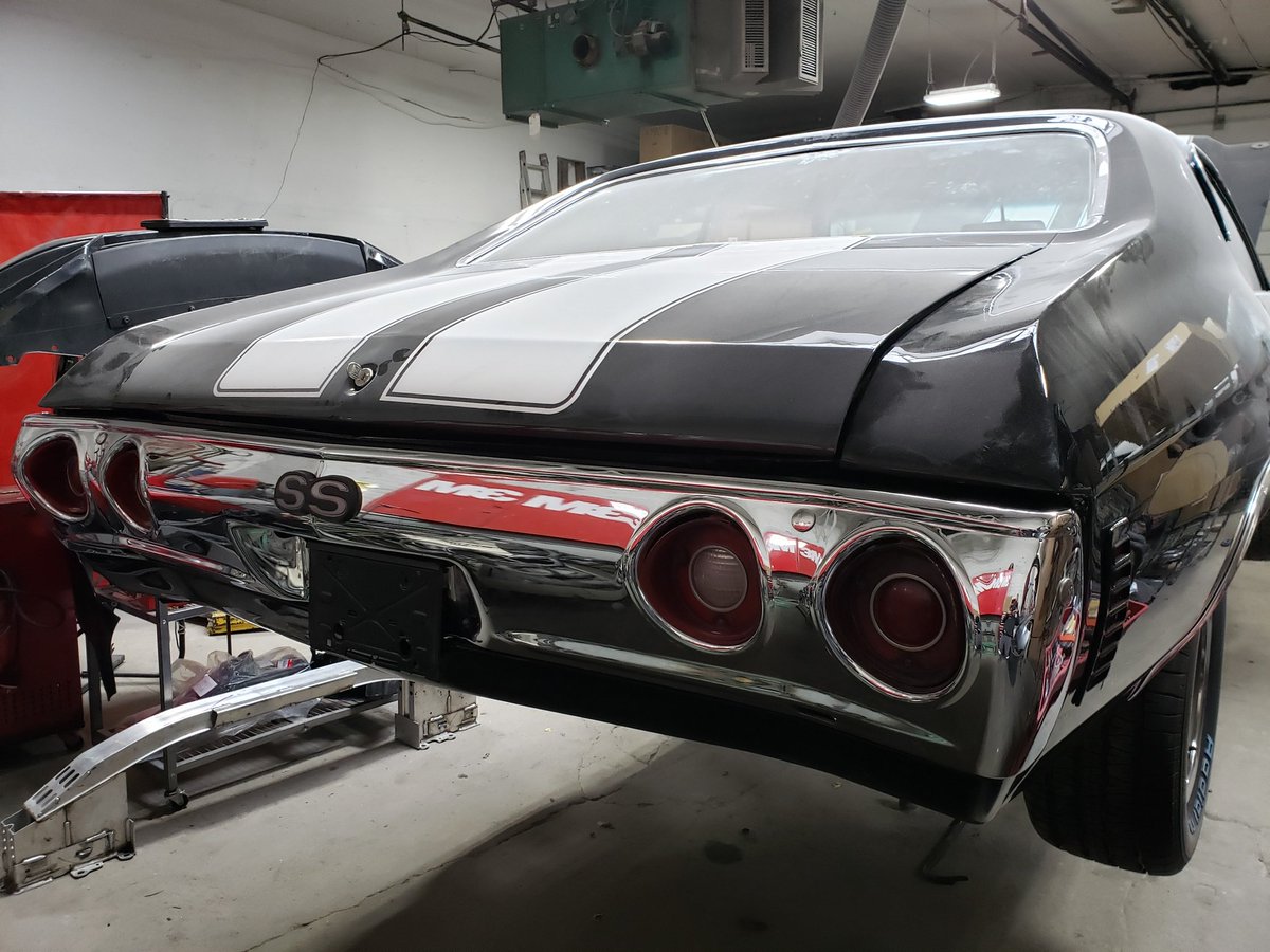 motormouthradio's tweet photo. When you're part of a restoration project there's always problems that arise, and having many sets of eyes around helps catch them. This one averted a brake light failure on #ProjectChevelle . https://t.co/rcfsIX9wyL