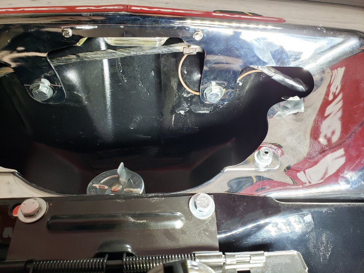 motormouthradio's tweet photo. When you're part of a restoration project there's always problems that arise, and having many sets of eyes around helps catch them. This one averted a brake light failure on #ProjectChevelle . https://t.co/rcfsIX9wyL
