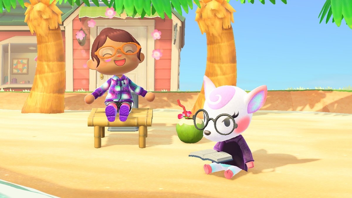 Sushifunkart's tweet photo. I love all my villagers... But I definitely love these ones the most <3 #AnimalCrossing #ACNH #NintendoSwitch https://t.co/U4cww8NVYu