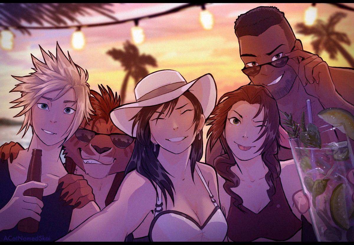 Ff7 イラスト集 Summer Vacation Min T ミント