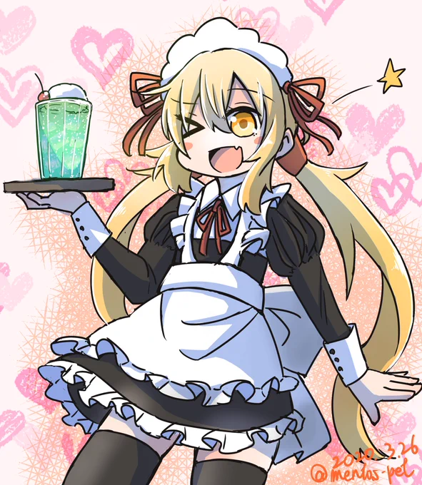 メイド皐月ちゃん!(ちょっと修正して再掲)
#メイドの日 