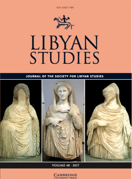 There are 3 long-running Western journals dedicated to Libya: ⟨Libyan Studies⟩, ⟨Libya Antiqua⟩, and ⟨Quaderni di Archeologia della Libya⟩. They overwhelmingly focus on prehistoric/ancient/Greco-Roman archeology and are extremely expensive 6/