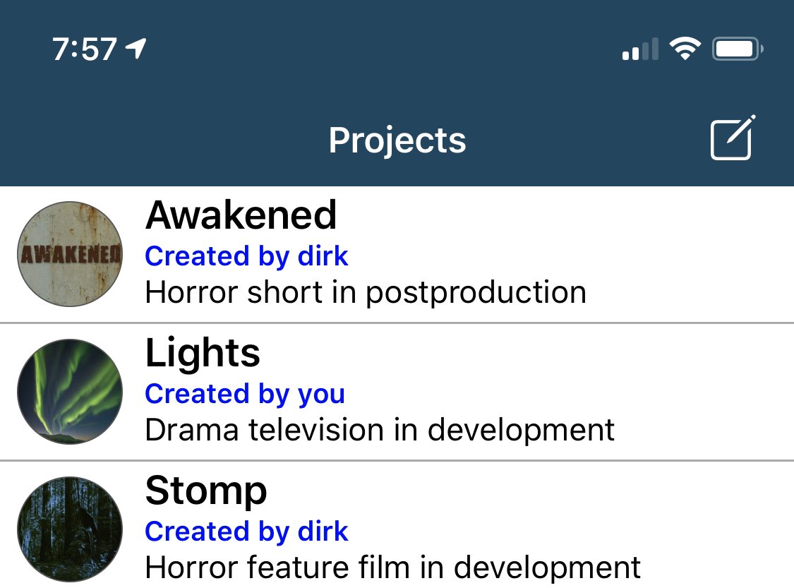 filmllama's tweet photo. Excited to announce #iOS version 3.0 is live in the #AppStore. Lots of great features. One small one is the ability to add custom thumbnails per #film project. #filmmaking #director #castingcall #filmmakingapp #castingagent #castingdirector #crewnotices #loglines #filmllama https://t.co/H5VKA18Pmr