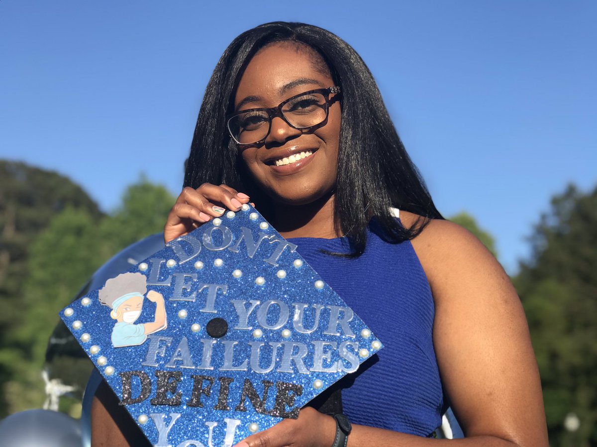 miss_tarqueen's tweet photo. IMMA GRADUATE 👩🏾‍🎓🥂🥂. 
#gsgrad20 #ZETAgraduate  #FirstGenerationGrad https://t.co/Dq4gUf3TQe