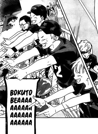 man the things i'd do to transport myself in hqverse and cheer BOKUTO BEAAAAMMM 